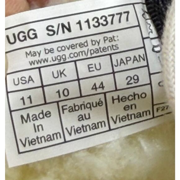 UGG Men 11 White Neumel Leather Wool Blend Lined Lace Up Chukka Boot Casual Wear main image 4